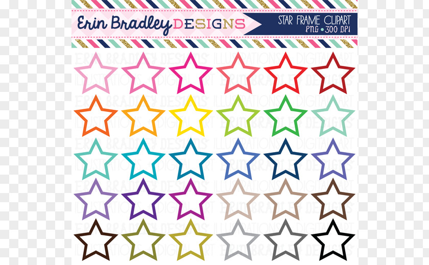 Star Frame Cliparts Picture Clip Art PNG