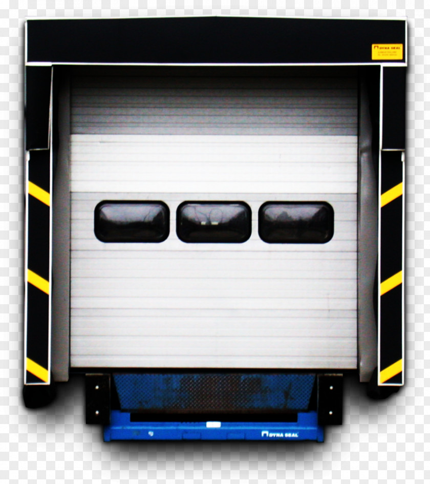 Warehouse Loading Dock Freight Transport Trailer PNG