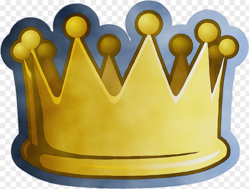 Yellow Royal Family Cake Background PNG