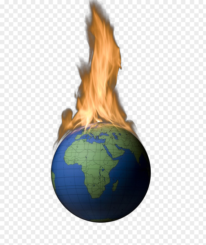Burning Earth PNG