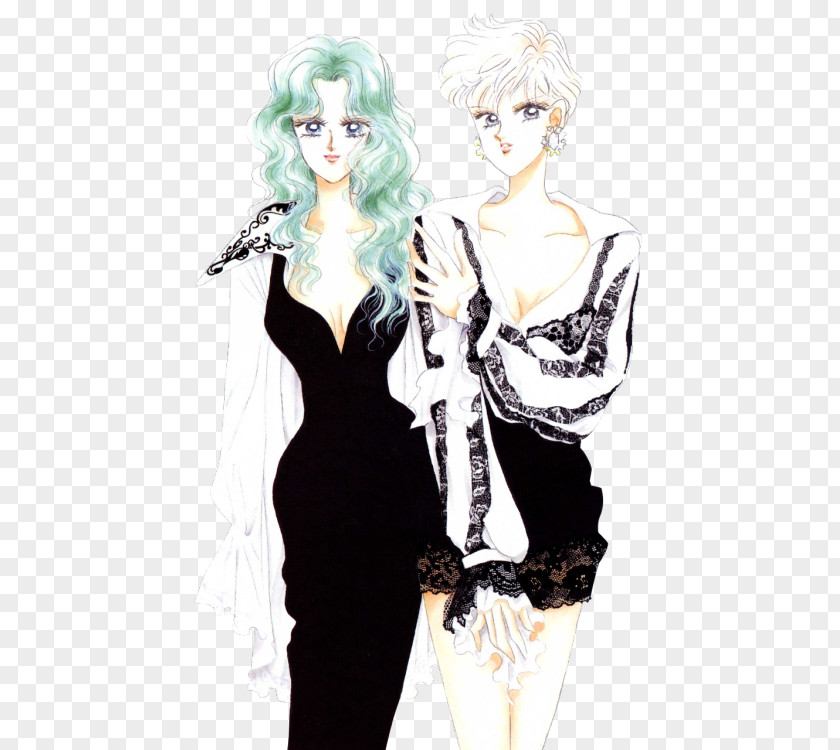 Naoko Takeuchi Sailor Uranus Neptune Moon Chibiusa Senshi PNG