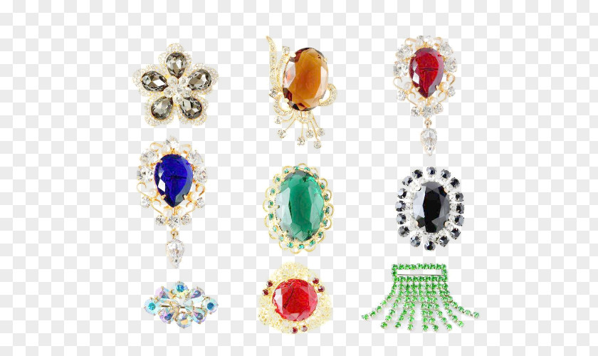 Agate Jade Jewelry Earring Gemstone Brooch Jewellery PNG