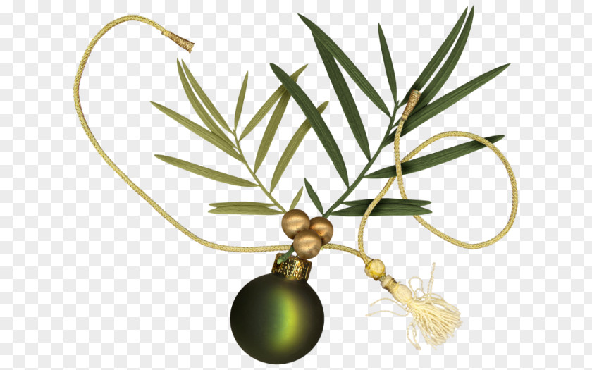 Christmas Ornament Follaje Clip Art PNG