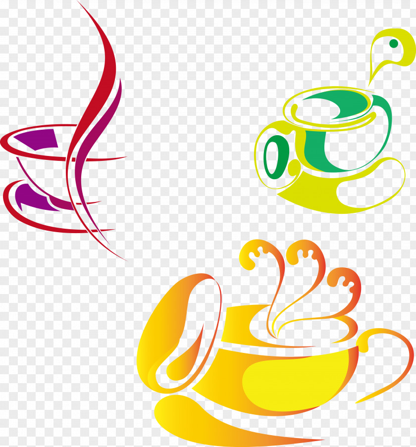 Creative Cup Coffee Logo Teacup Clip Art PNG