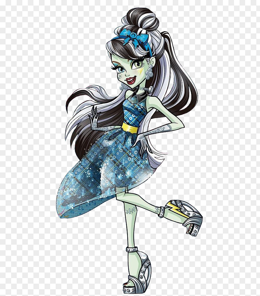 Doll Frankie Stein Monster High Original Gouls CollectionClawdeen Wolf Cleo De Nile PNG