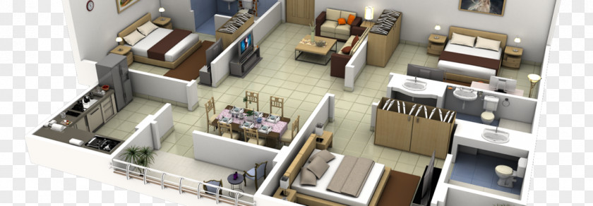 Indoor Scene House Plan Interior Design Services Floor Bedroom PNG