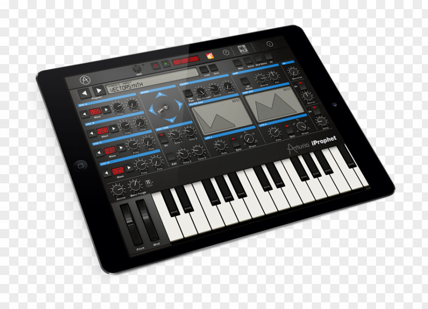 Prophet Arturia MiniBrute Sequential Circuits Prophet-5 Sound Synthesizers IPad PNG