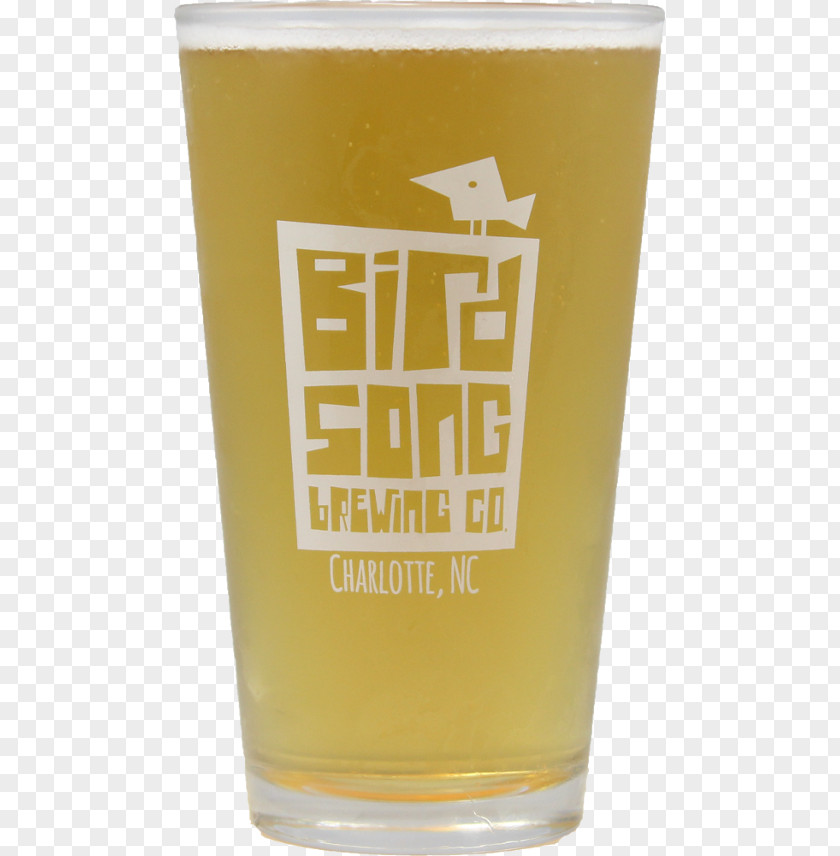 Beer Pint Glass Imperial Birdsong Brewing Co. Ale PNG