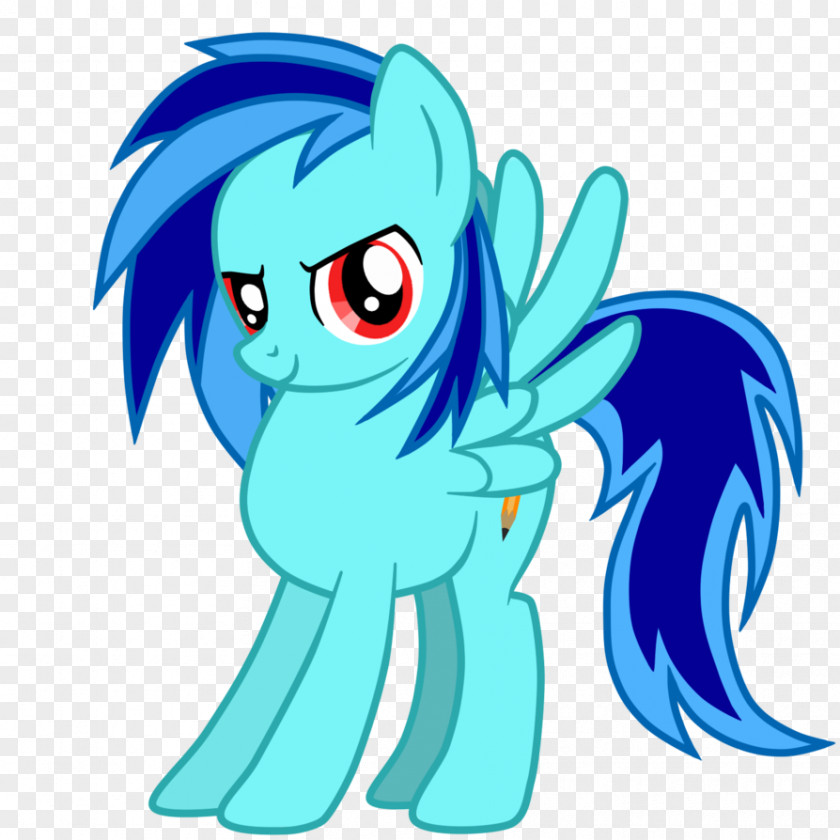 Blue Flame Pony Clip Art Cartoon Drawing Illustration PNG