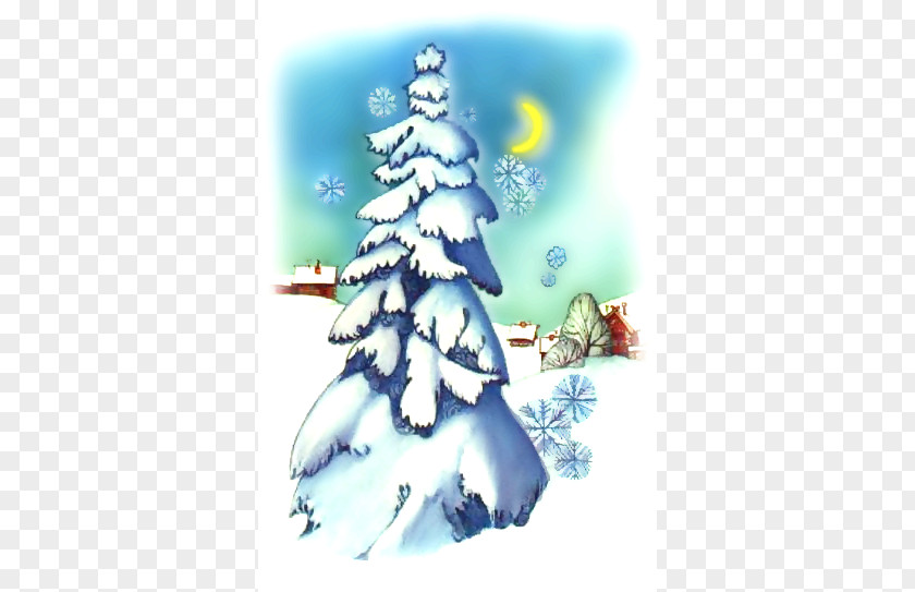 Cartoon Christmas Scenes Winter Clip Art PNG