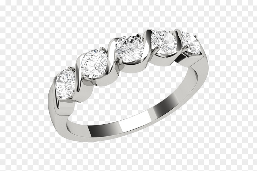 Eternity Diamond Rings Women Wedding Ring Princess Cut PNG