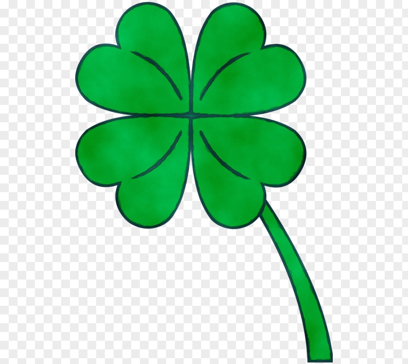 Plant Stem Clover Green Leaf Clip Art Symbol PNG