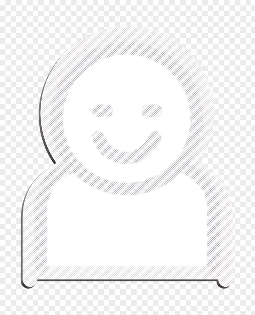 Smile Blackandwhite Avatar Icon General Human PNG