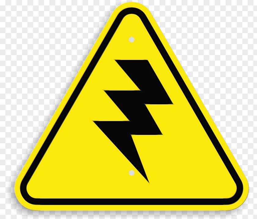 Traffic Sign Symbol Triangle Yellow Line PNG