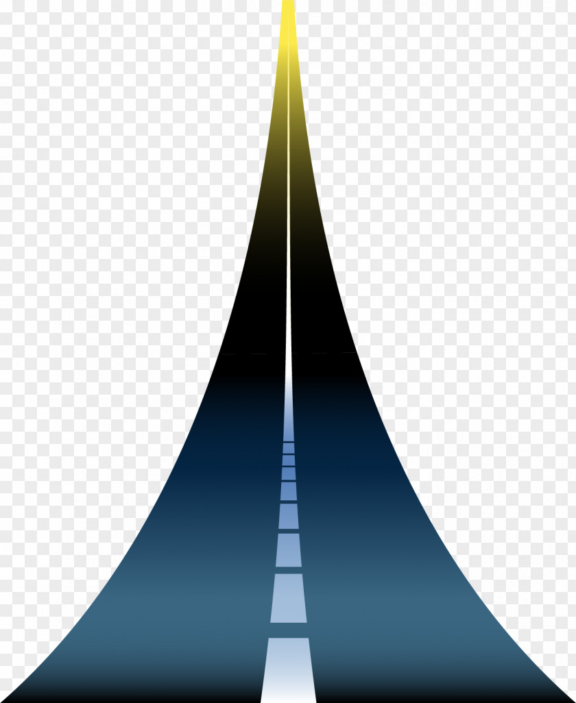 Vector Painted Road Symmetry Angle Pattern PNG