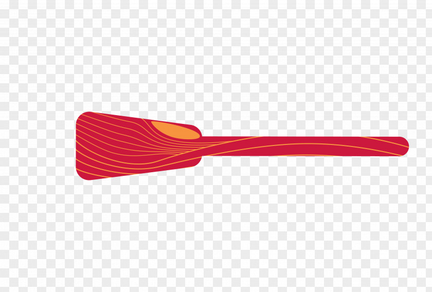 Wooden Paddle Boat Spoon PNG