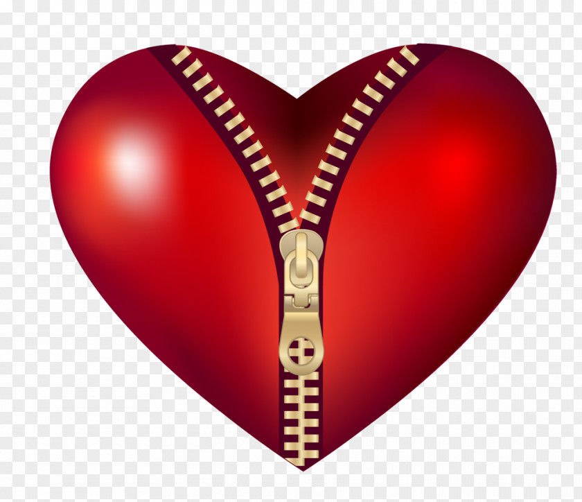 Zipper Heart Clip Art PNG