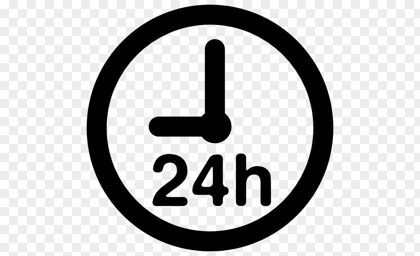 24 24-hour Clock PNG