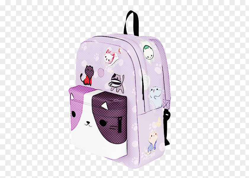 Hand Luggage Baggage Pink Bag Backpack Purple Violet PNG