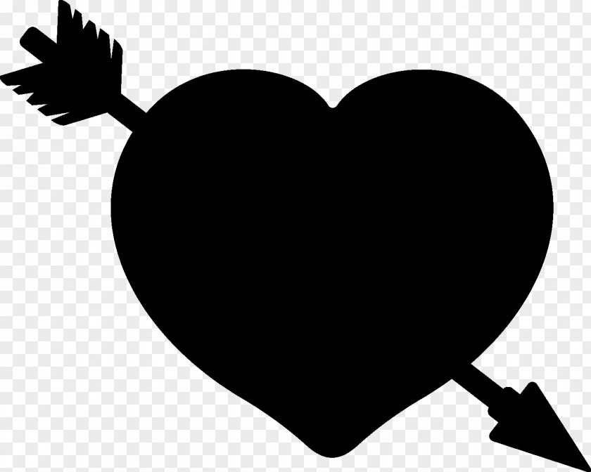 Heart Clip Art Line M-095 Black M PNG