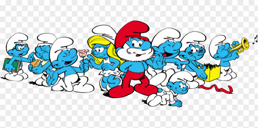 Smurfs Papa Smurf The Smurfette Wedding Invitation PNG