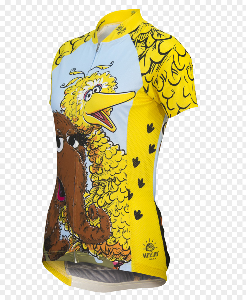 T-shirt Mr. Snuffleupagus Big Bird Cycling Jersey PNG