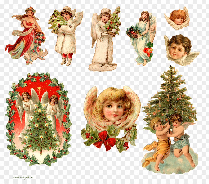 Angel Christmas Ornament New Year Tree PNG