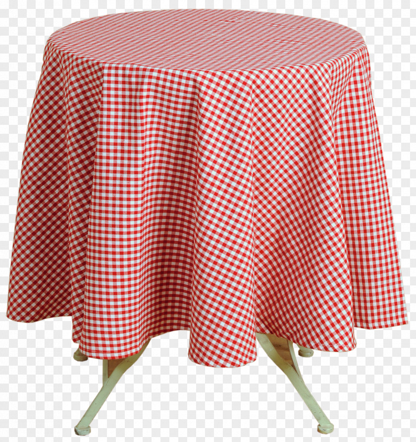 House Furniture Plaid Tablecloth White PNG