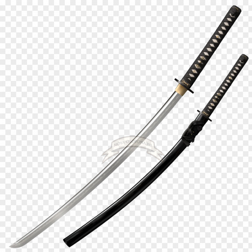 Katana Sword Cold Steel Damascus Samurai PNG