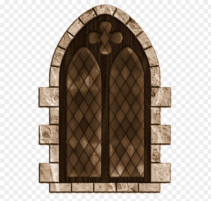 Window Door Middle Ages Stained Glass Image PNG