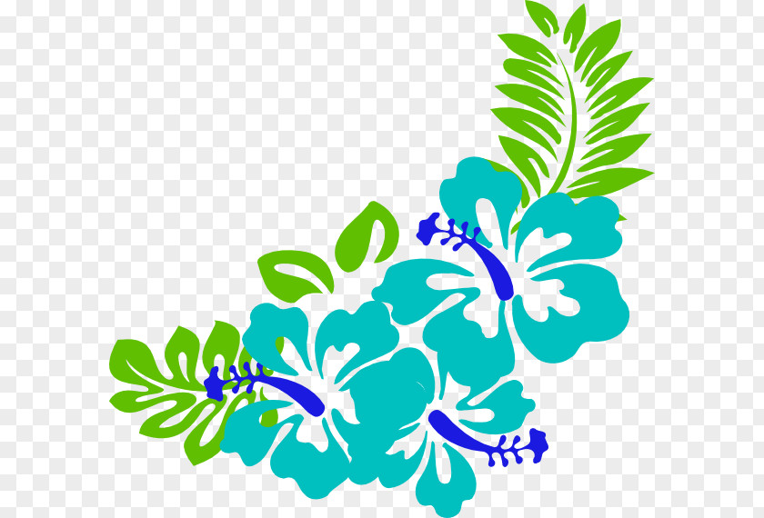 Beach Border Cliparts Hawaiian Hibiscus Clip Art PNG