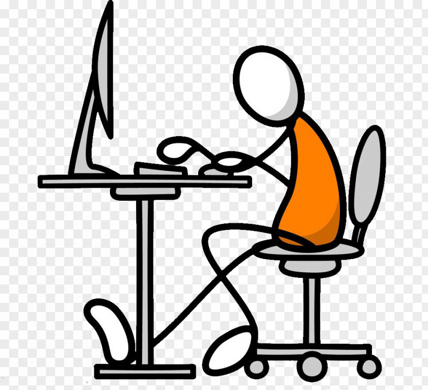 Cartoon Computer Vector Graphics Clip Art Stick Figure Illustration PNG