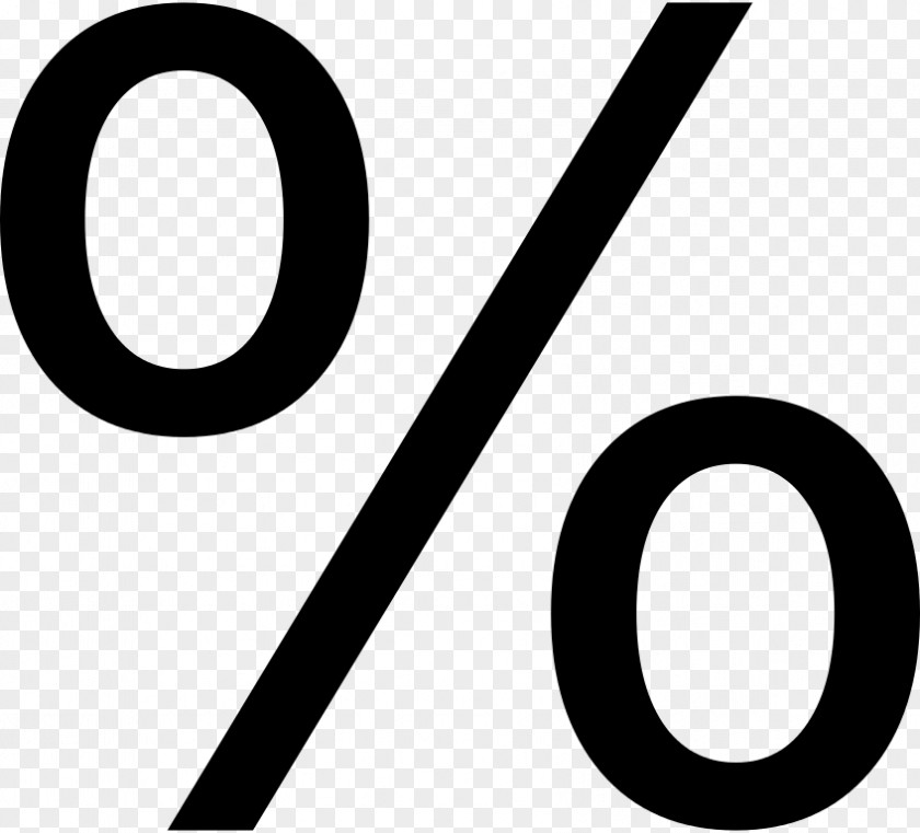 Percent Sign Percentage Symbol Relative Change PNG