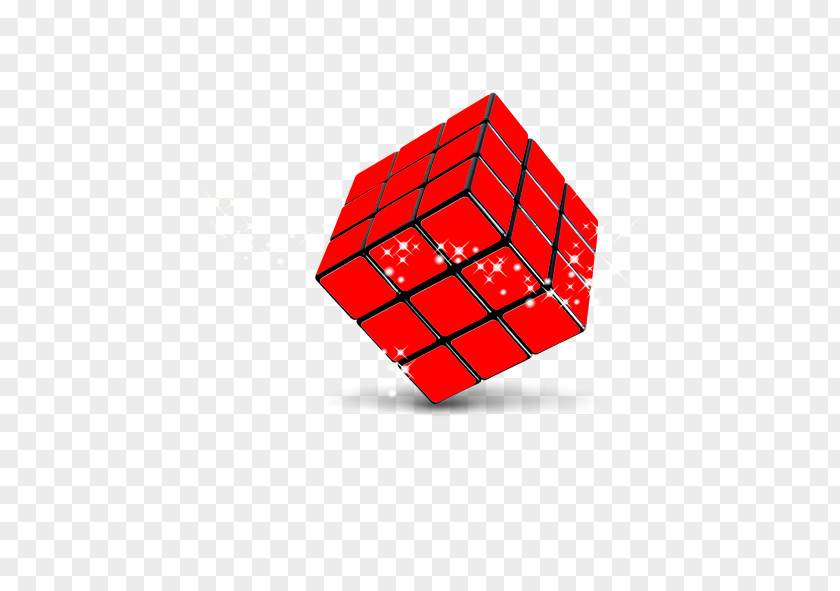 Rubik's Cube Rubiks Red Puzzle PNG