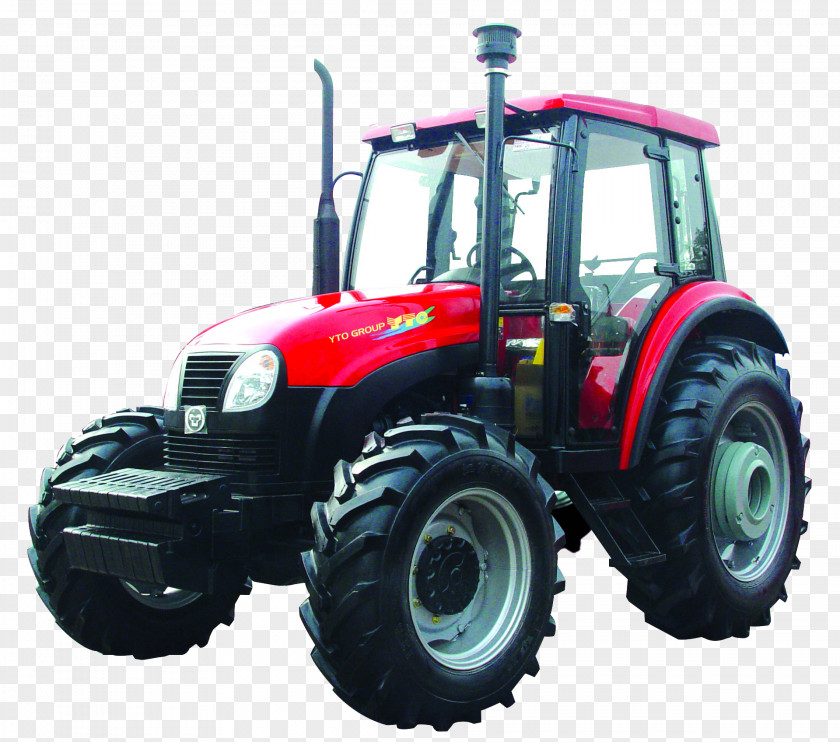 Big Wheel Tractor Two-wheel Agriculture Agricultural Machinery Farm PNG
