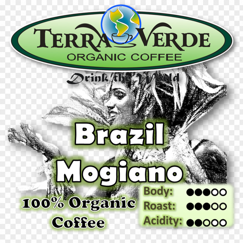 Brazilian Coffee Logo Tree Brand Font PNG