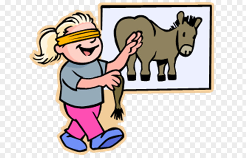 Donkey Pin The Tail On Clip Art PNG