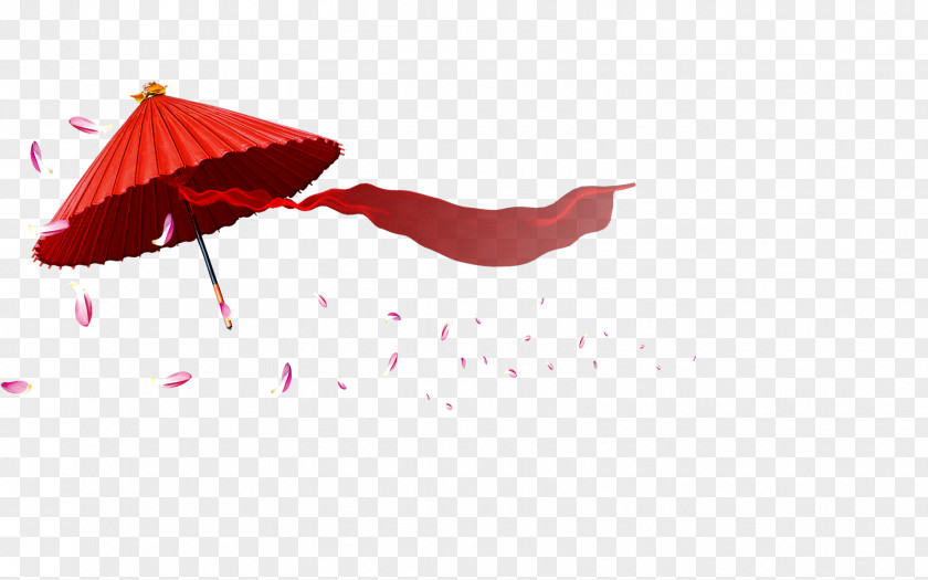 Red Umbrella Oil-paper PNG