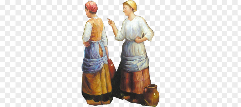 Talk Painting Of Two Women Download PNG