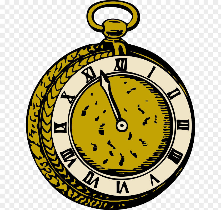 Time Is Not Old Pocket Watch Clip Art PNG