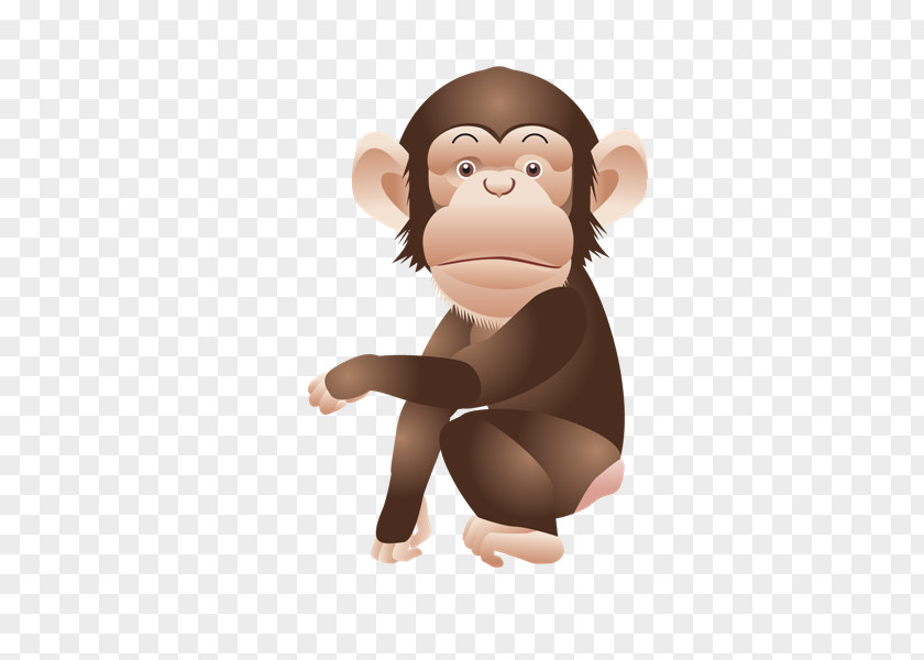Tx Monkey Gorilla Finger Animal Cartoon PNG