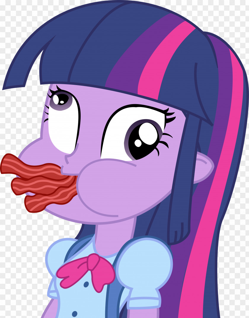 Bacon Twilight Sparkle Rainbow Dash Sunset Shimmer Pinkie Pie Equestria PNG