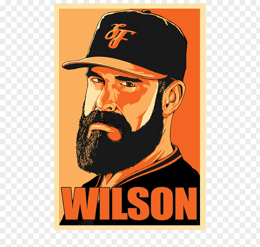 San Francisco Giants Beard Moustache Poster Logo PNG
