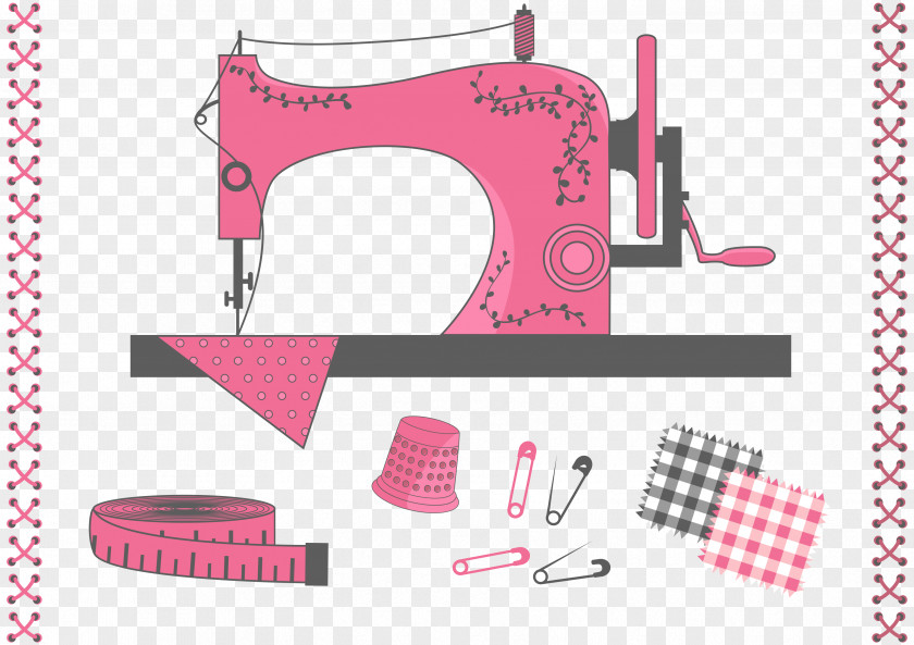 Sawing Machine Sewing Machines Handicraft Patchwork Knot PNG