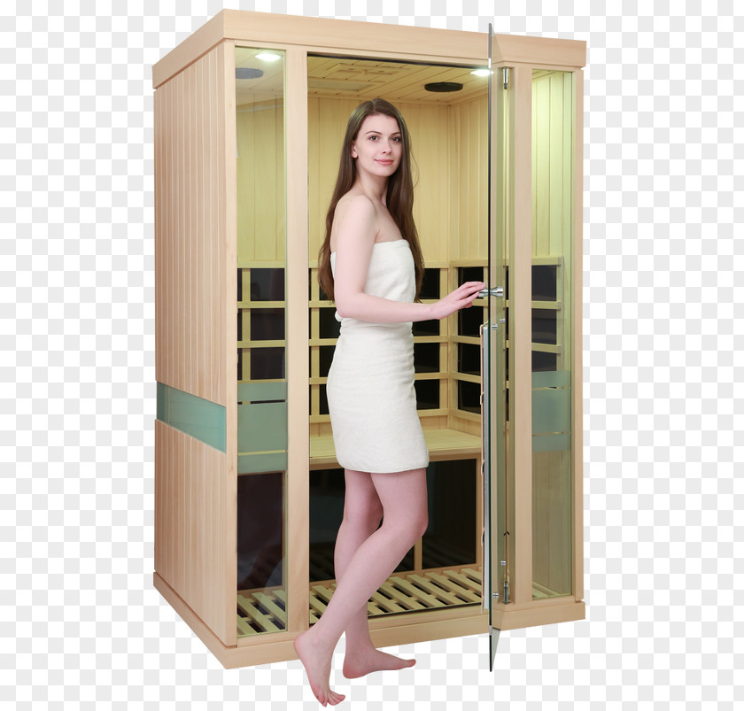 Solid Wood Particles Infrared Sauna Electric Heating Far PNG