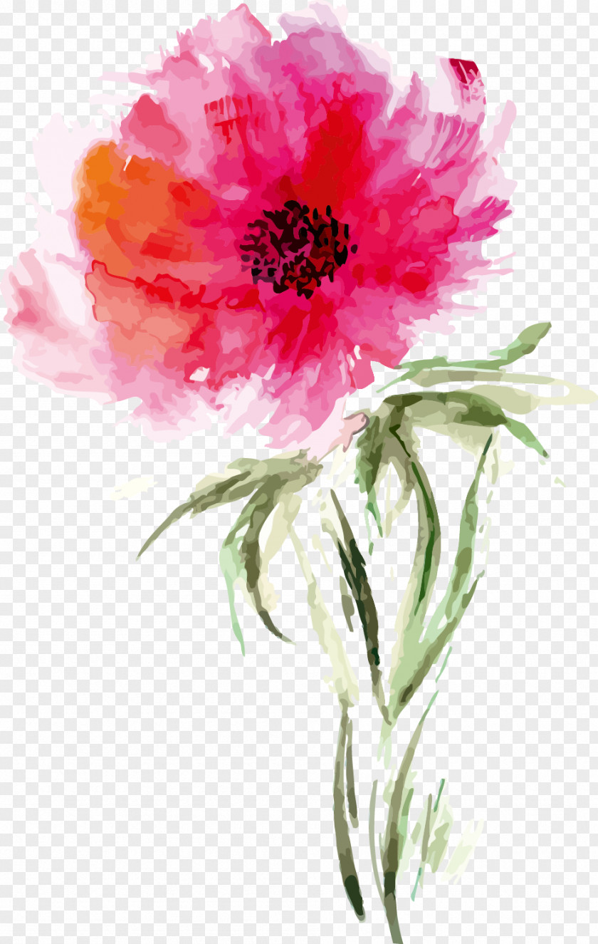 Watercolor Flowers Painting Flower Drawing Art PNG