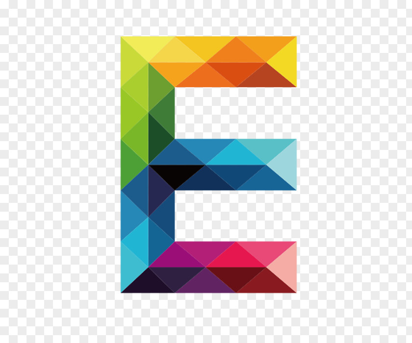 Colorful Letters E Letter Alphabet F Icon PNG