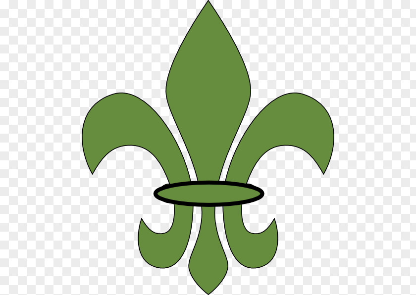 Fleur-de-lis Public Domain Scouting Clip Art PNG