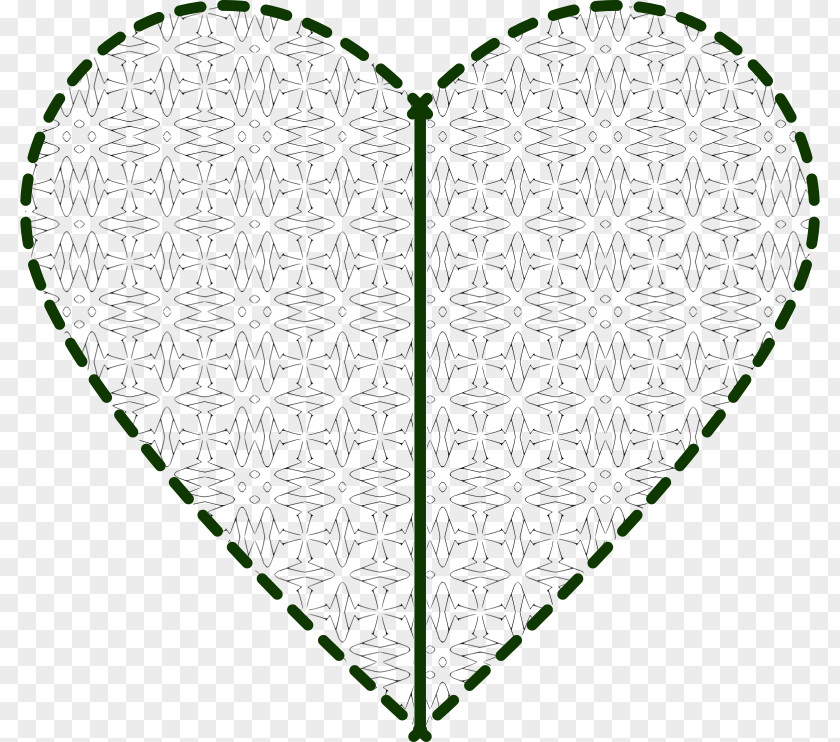 Patchwork Broken Heart Clip Art PNG