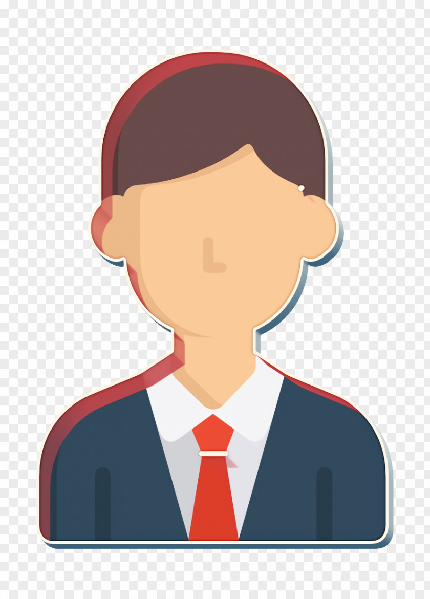 Cartoon Man Icon Business And Office PNG
